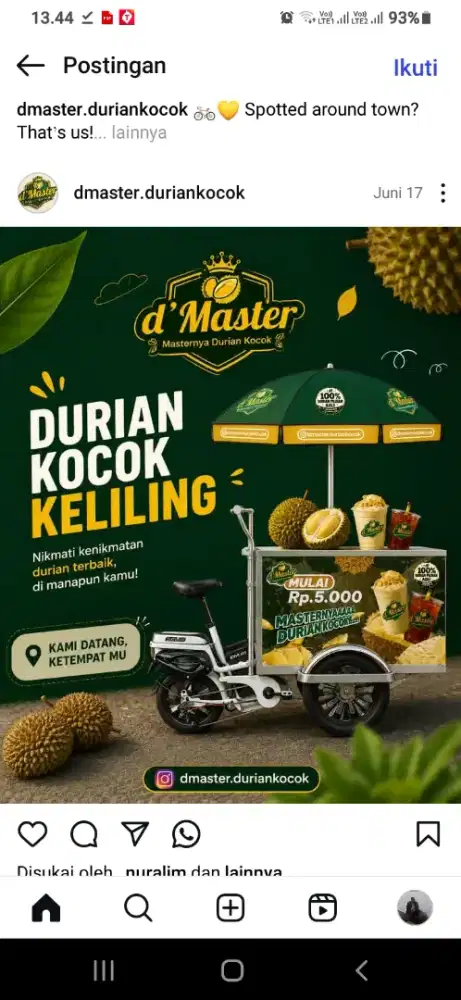 Di Butuhkan rider berpengalaman