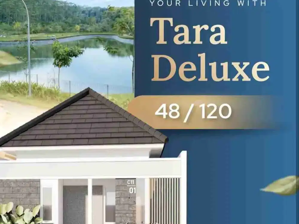 RUMAH CLUSTER LOKKA TIPE TARA BISA PILIH PESAN BANGUN APA READY STOK