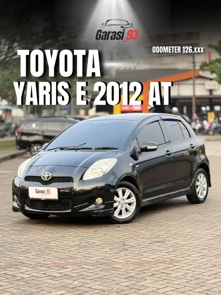 TOYOTA YARIS E 2012 AT