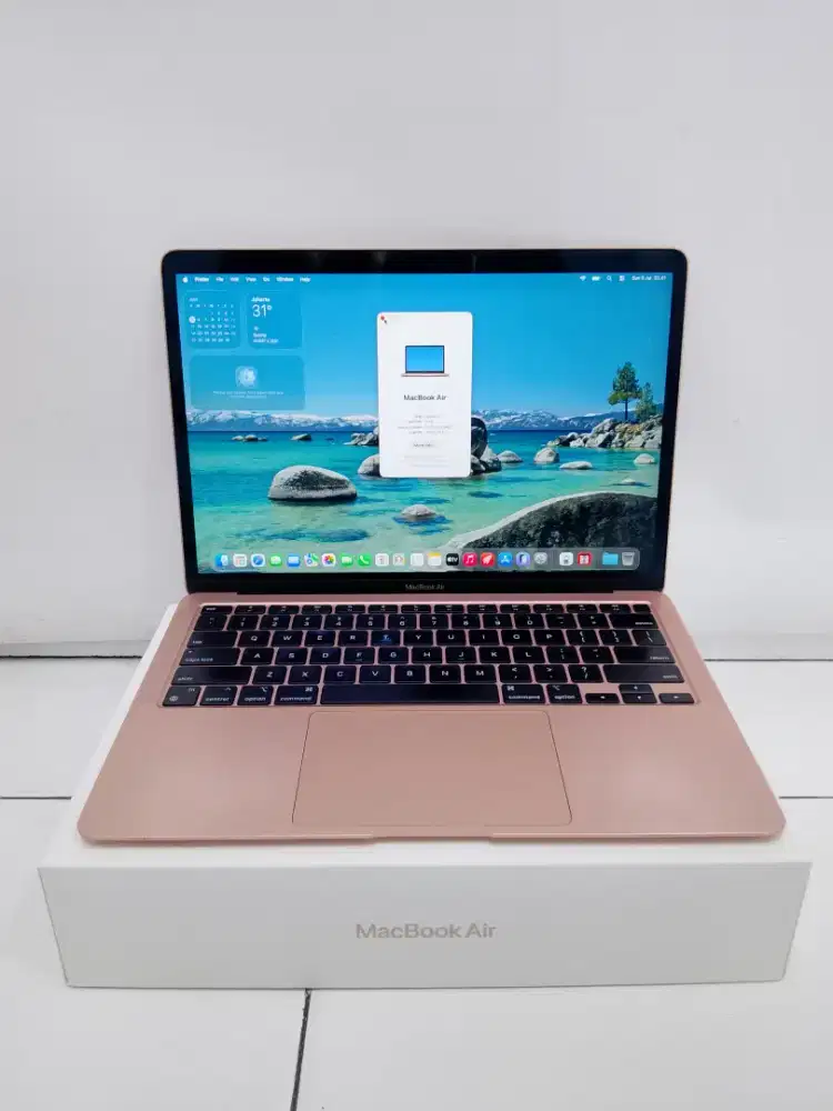 Macbook Air 2020 M1 , Ram 8GB, SAD 256GB, RoseGold