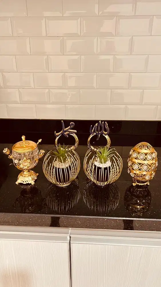Hiasan Pajangan Arab Gold Emas