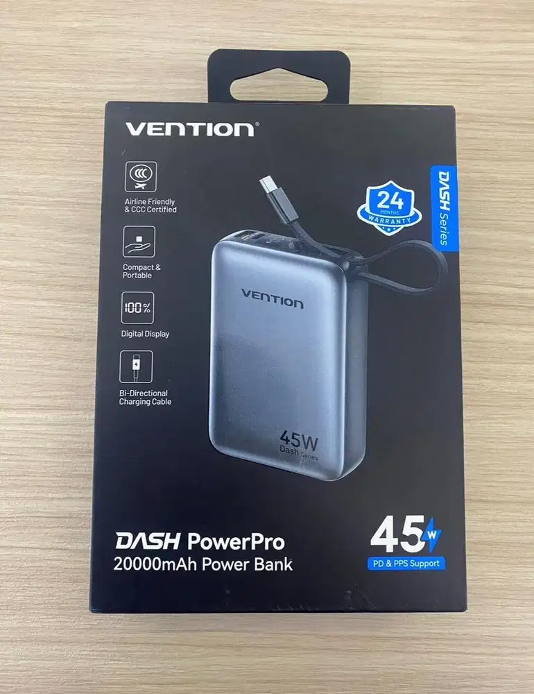 powerbank vention 45w 20000mah