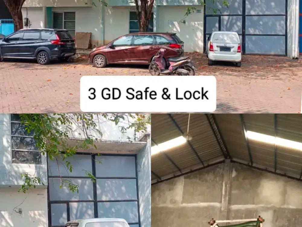 GUDANG SAFE & LOCK LINGKAR TIMUR SIDOARJO LETAK GUDANG DI BAGIAN DEPAN KOMPLEKS