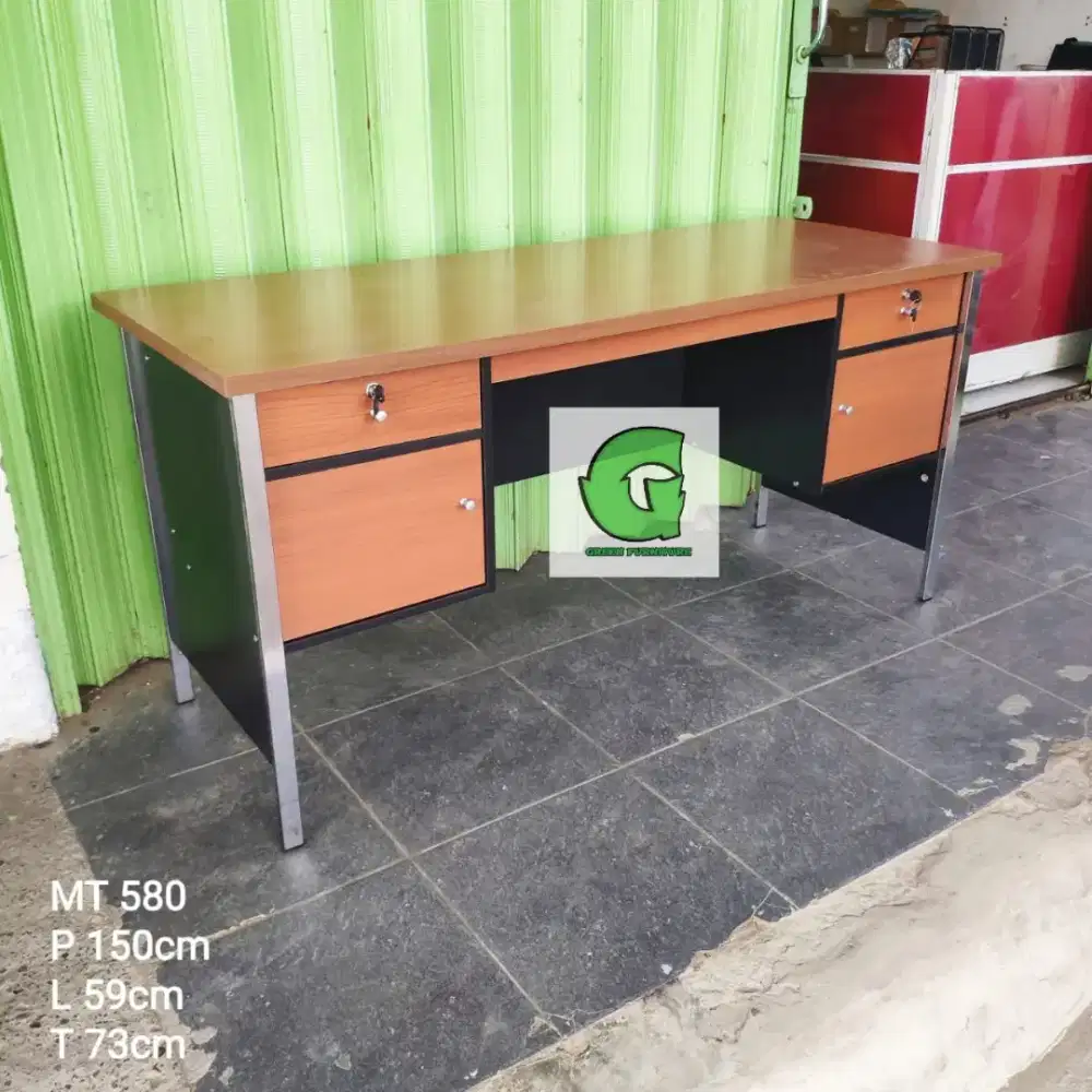 Meja kerja kantor meja tulis meja 1 biro