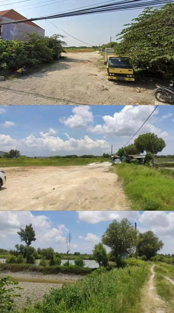 Dijual Lelang Tanah 2,6Ha Murah di Nol Jl Raya Manyar Gresik