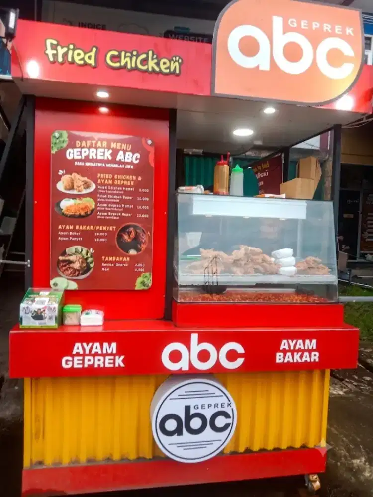 Dijual gerobak siap pakai