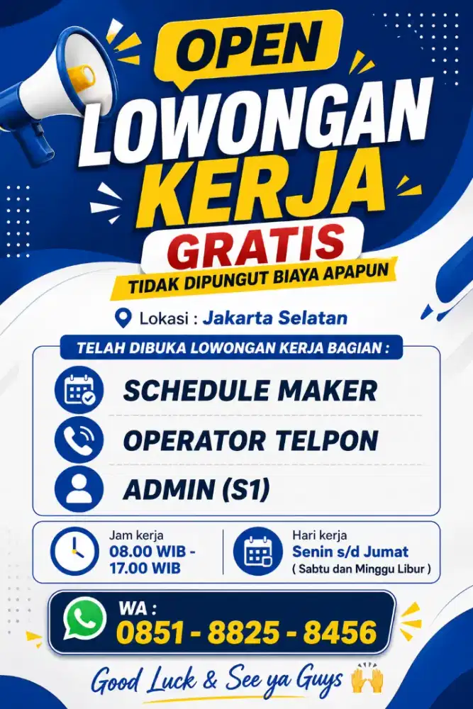 Open loker bulan Juli