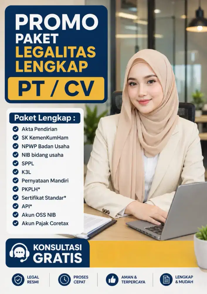 Perlengkapan Usaha Kantor PT