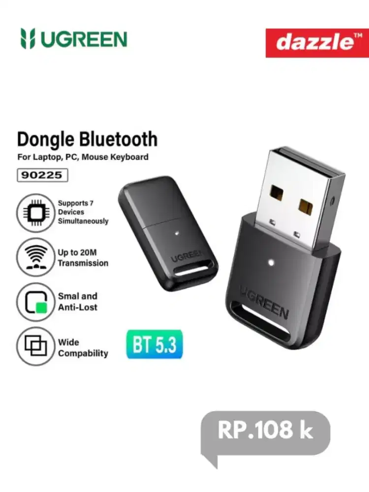 Receiver bluetooth USB A UGREEN