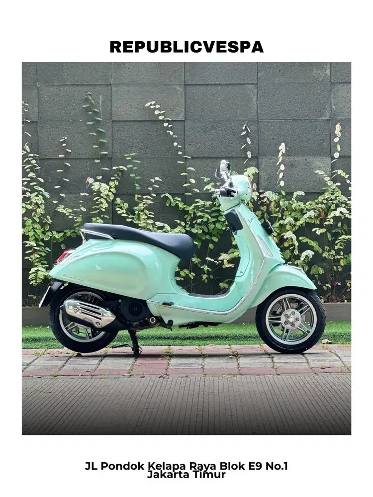 TERMURAH PIAGGIO VESPA PRIMAVERA 150 FACELIFT NEW MODEL THN 2024 HIJAU