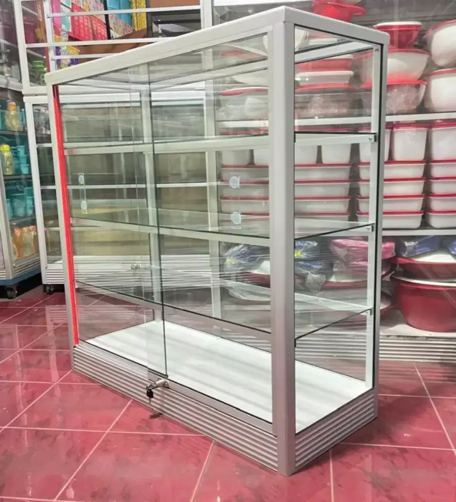 Etalase 1M×1M || Kaca Full 5mm