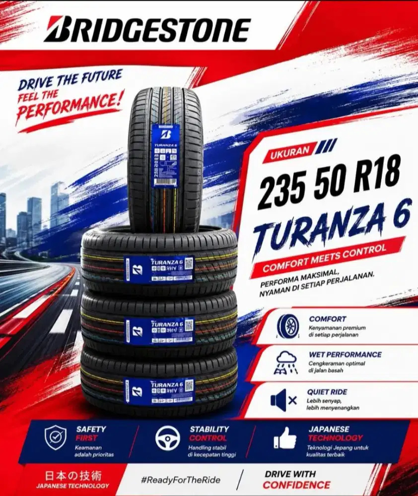 Bridgestone Turanza 6 235/50 R18 101W XL