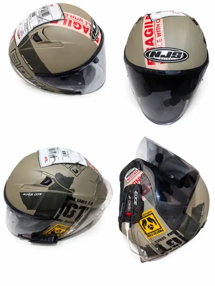 Helm Njs kairoz gt & intercom Cardo