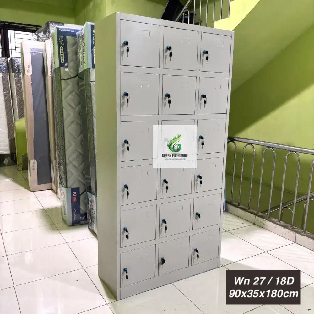 Locker besi kantor locker karyawan kantor 18 pintu