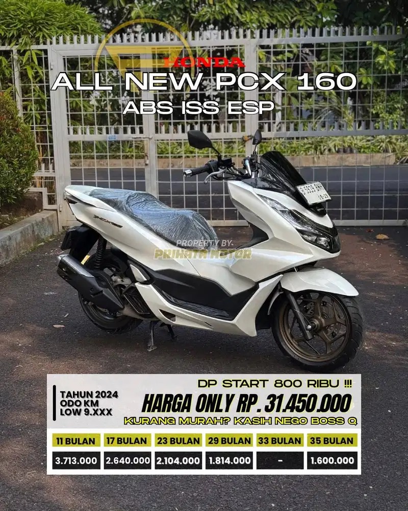 CREDIT DP MULAI 800 RIBU PCX 160 ABS 2024 !!!