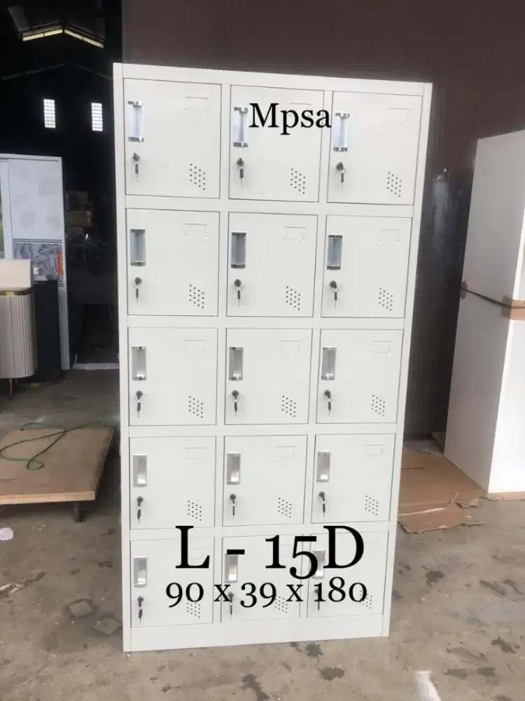 Locker besi kantor locker karyawan kantor 15 pintu