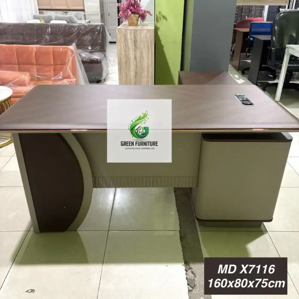 Meja direktur meja kerja meja kantor meja L