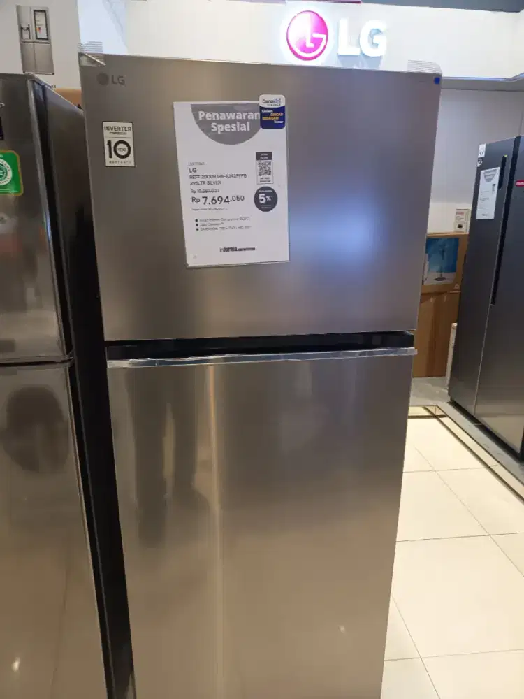 KULKAS LG 2 DOOR (GN-B392PFFB)