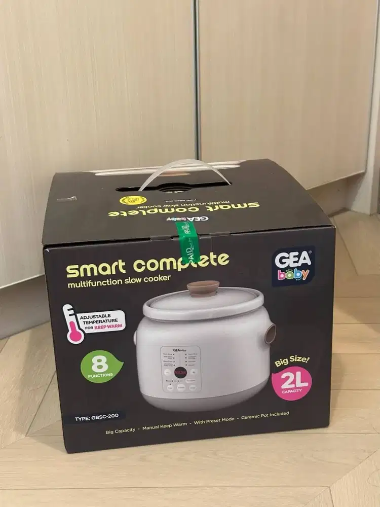 BNIB GEA Slow Cooker 2L