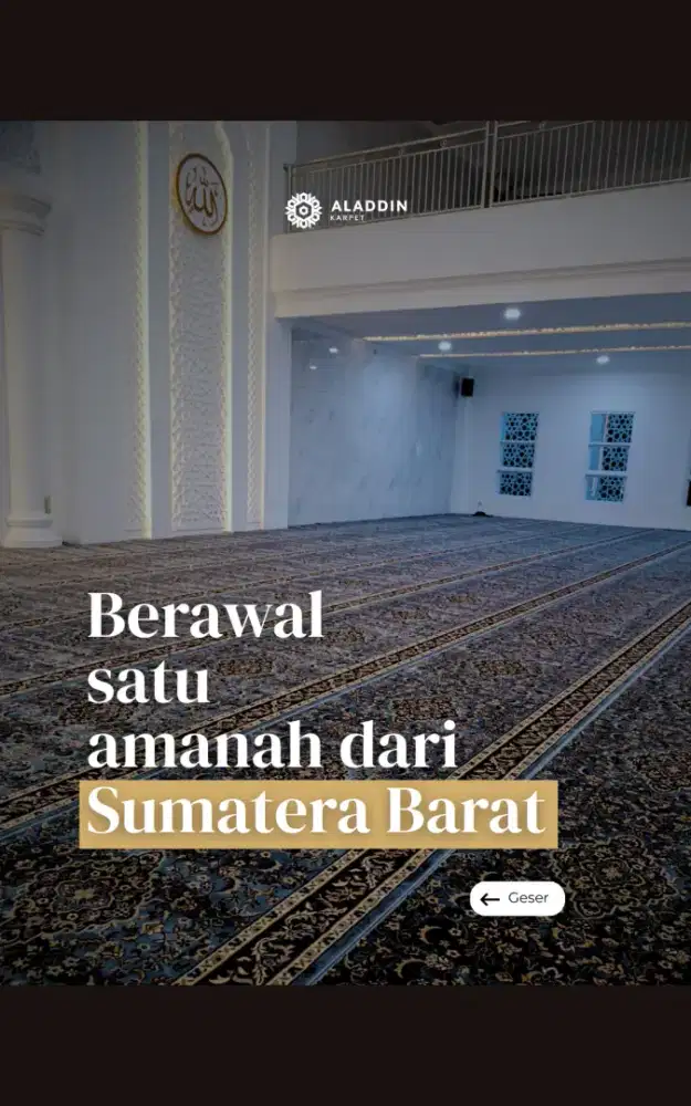 JUAL KARPET MASJID SEMI-IMPORT KUALITAS TERBAIK