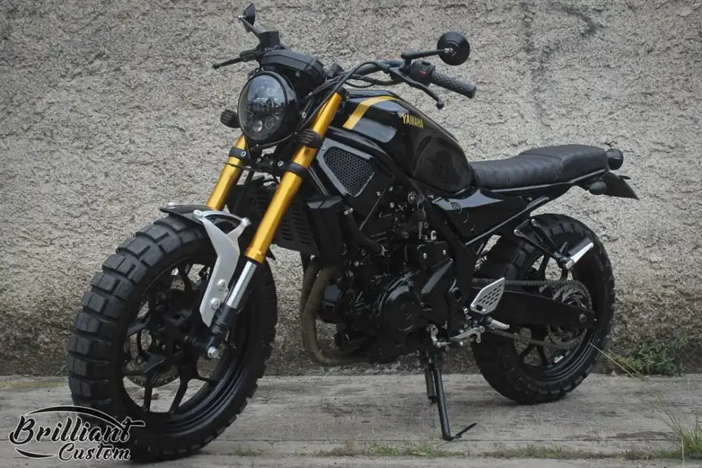 Dijual Yamaha MT25 2016 Custom Scrambler