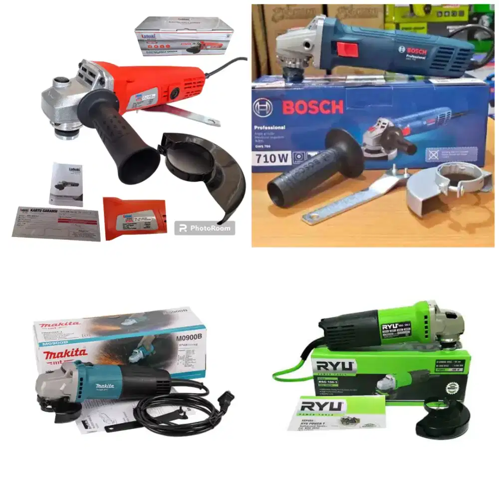 Mesin Gerinda Tangan 4 Slepan KODENKI RYU MAKITA MAKTEC BITEC BOSCH