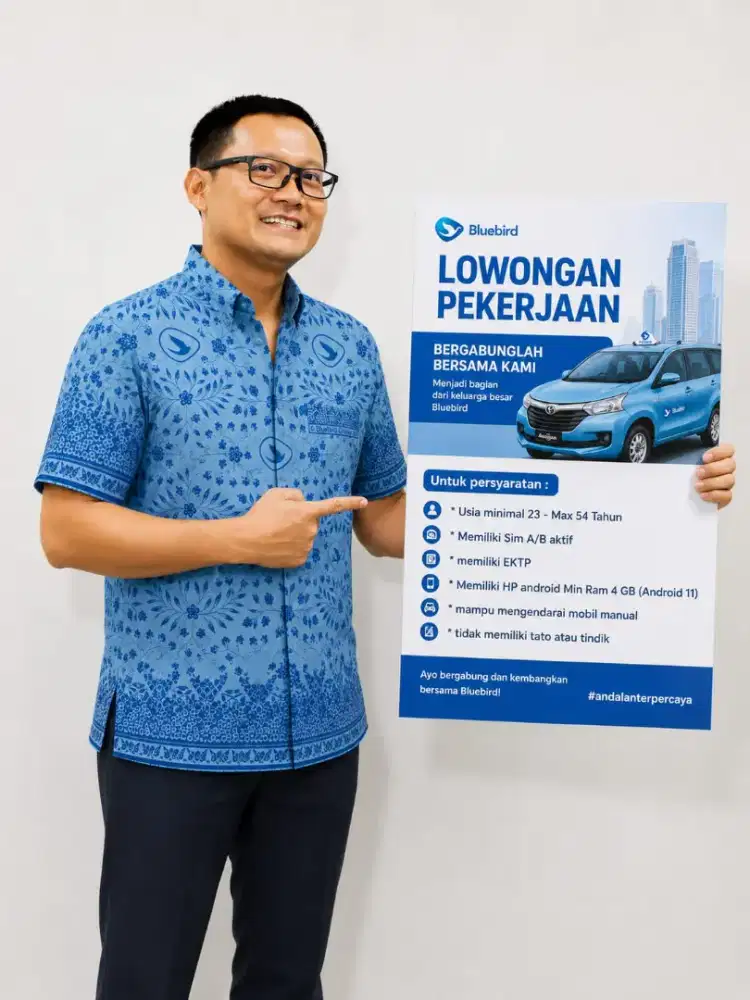 Dibutuhkan segera pengemudi untuk membawa taksi blue bird