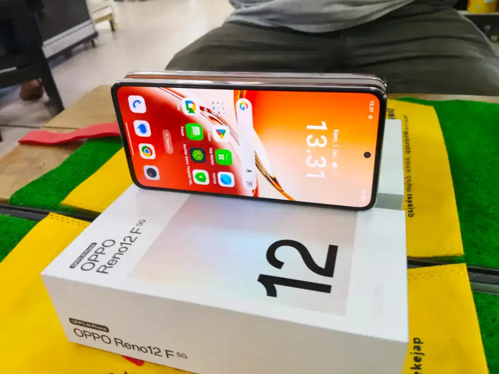 Oppo reno 12F 5G ram 12/256 GB mulus no minus lengkap ori
