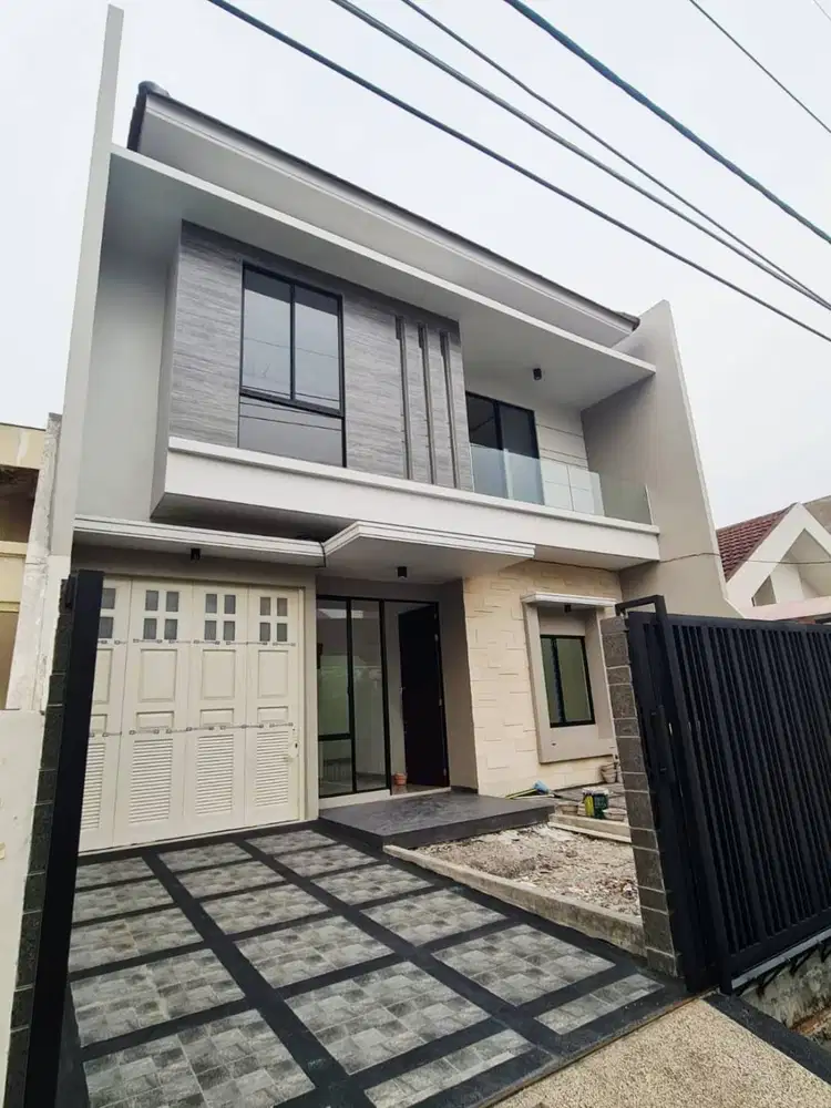 Dijual Rumah Baru Gress Cakep di Manyar Kertoadi Surabaya Timur