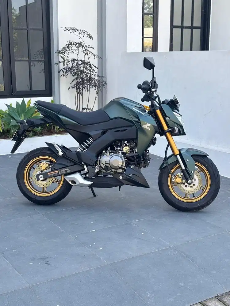 Kawasaki Z125 Pro thn 2025 Green Army Odo 2rb Like New