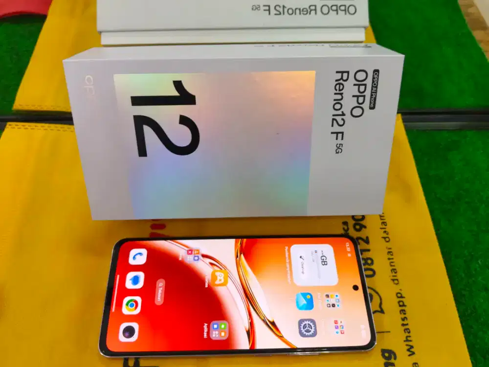 Oppo reno 12F 5G ram 12/256 GB mulus no minus lengkap ori