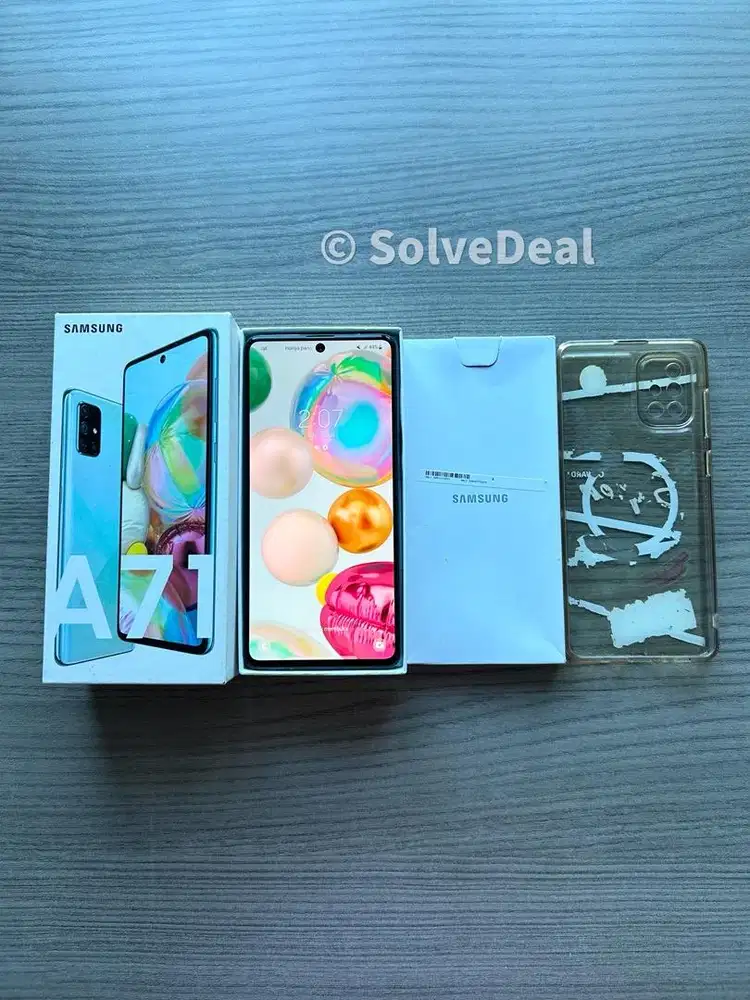 Samsung Galaxy A71 8GB 128GB Prism Crush Blue Smartphone Android