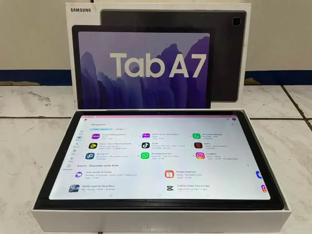 Samsung tab a7 2020 CELL+WIFI 10.4 inch fullset mulus