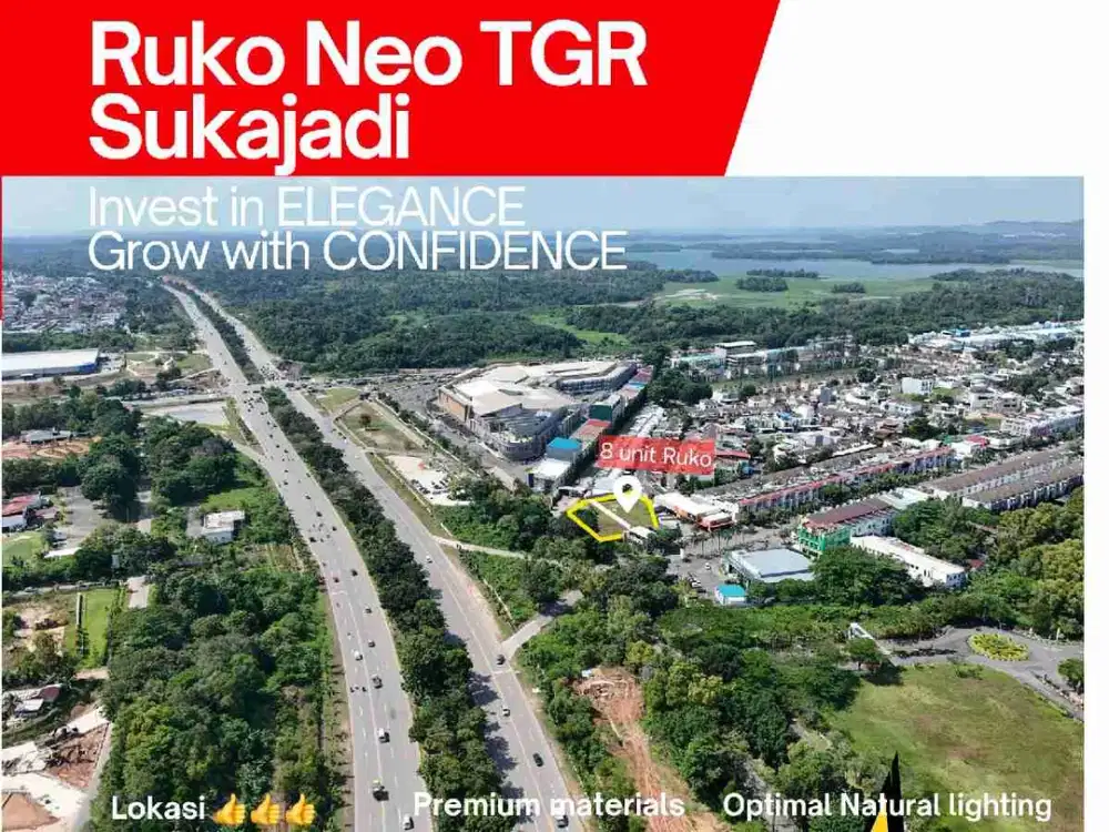 dijual ruko 3 Lantai Terbaru Neo TGR Sukajadi paling modern di Batam centre