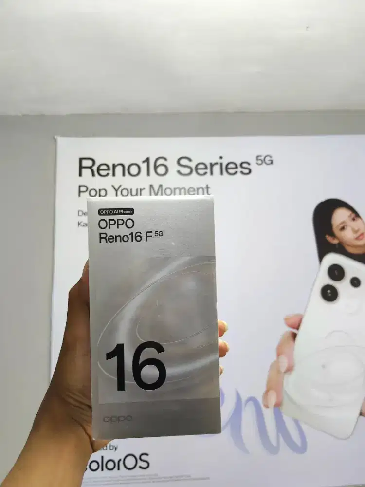 OPPO RENO 16F 5G 8/256GB NEW GARANSI RESMI 12 BULAN