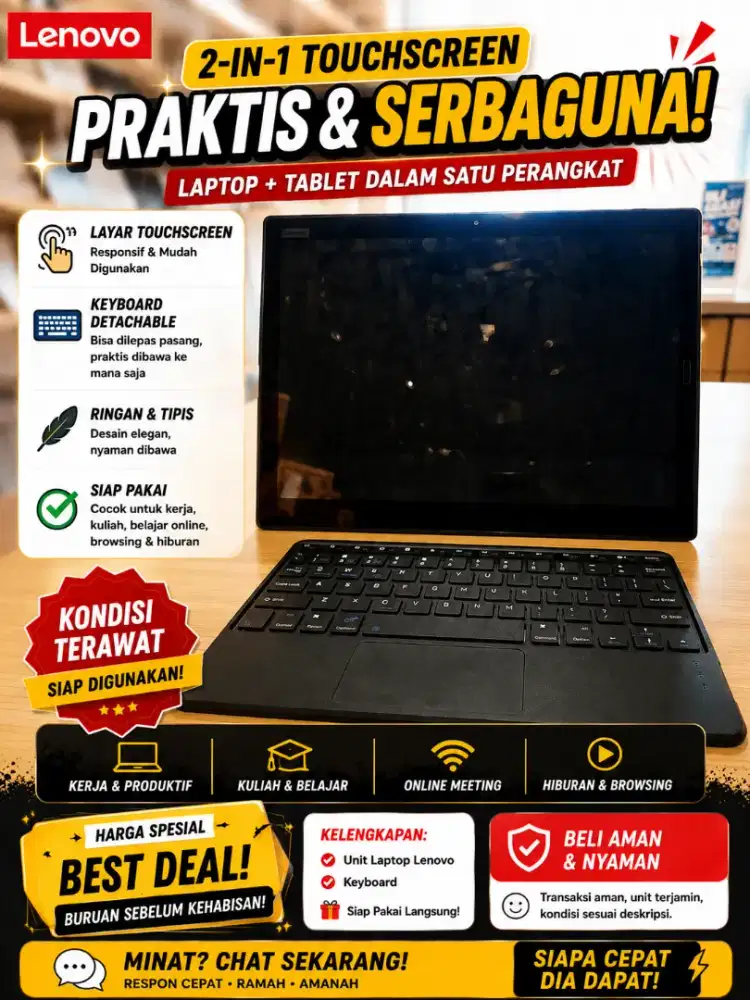 Laptop Lenovo Touchscreen Core i5