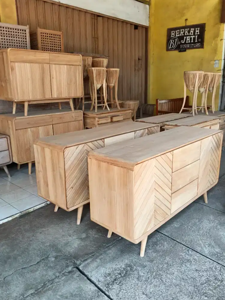Bufet Tv minimalis jati jepara