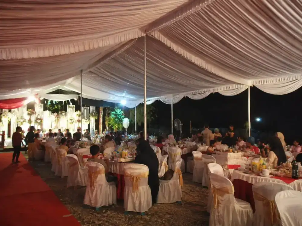 jual tenda pesta lengkap dengan kursi meja dan semua perlengkapan