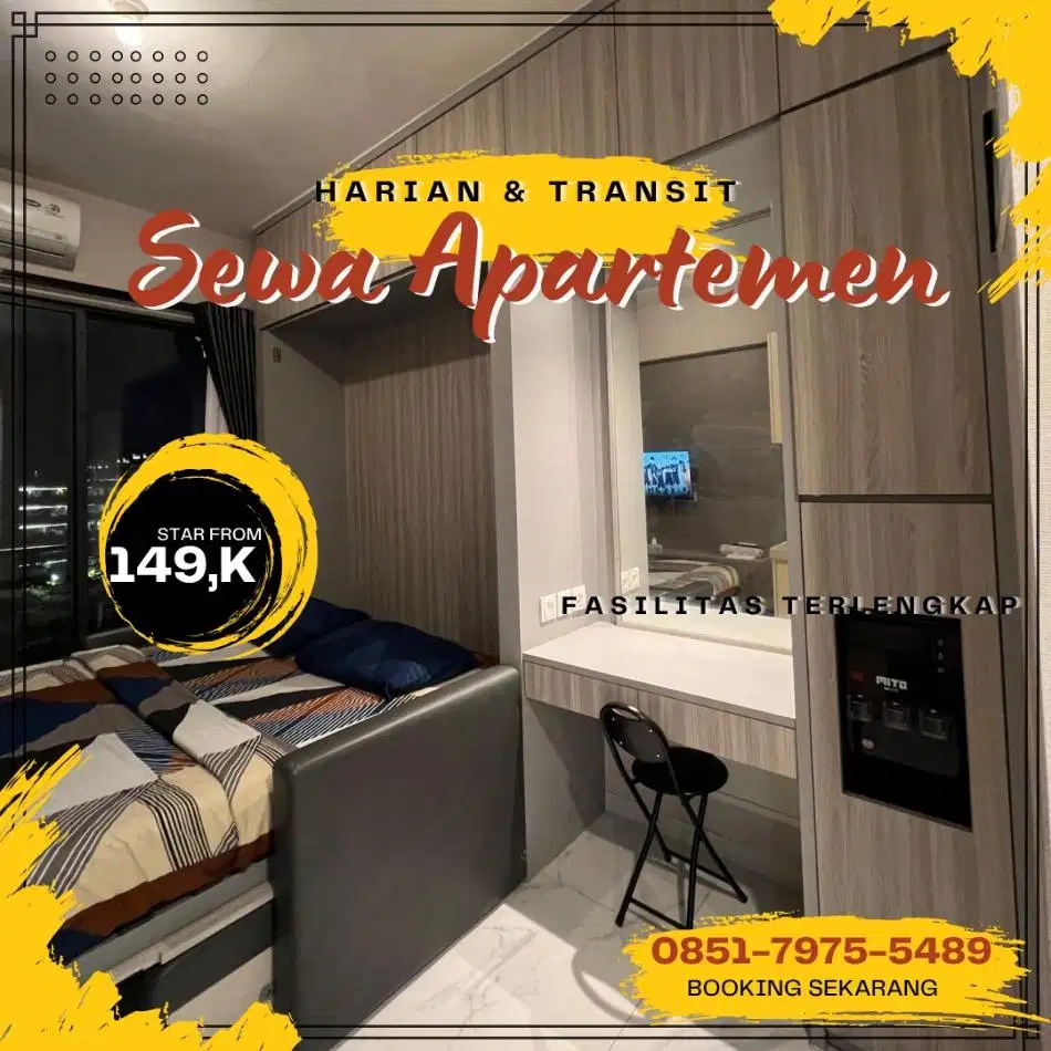 Disewakan Harian/Transit Apartemen BASSURA CITY Jakarta Timur Termurah