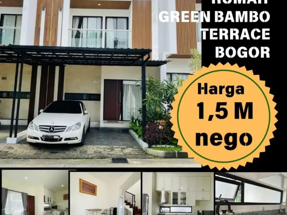 DIJUAL RUMAH SIAP HUNI DI GREEN BAMBO TERAS BOGOR