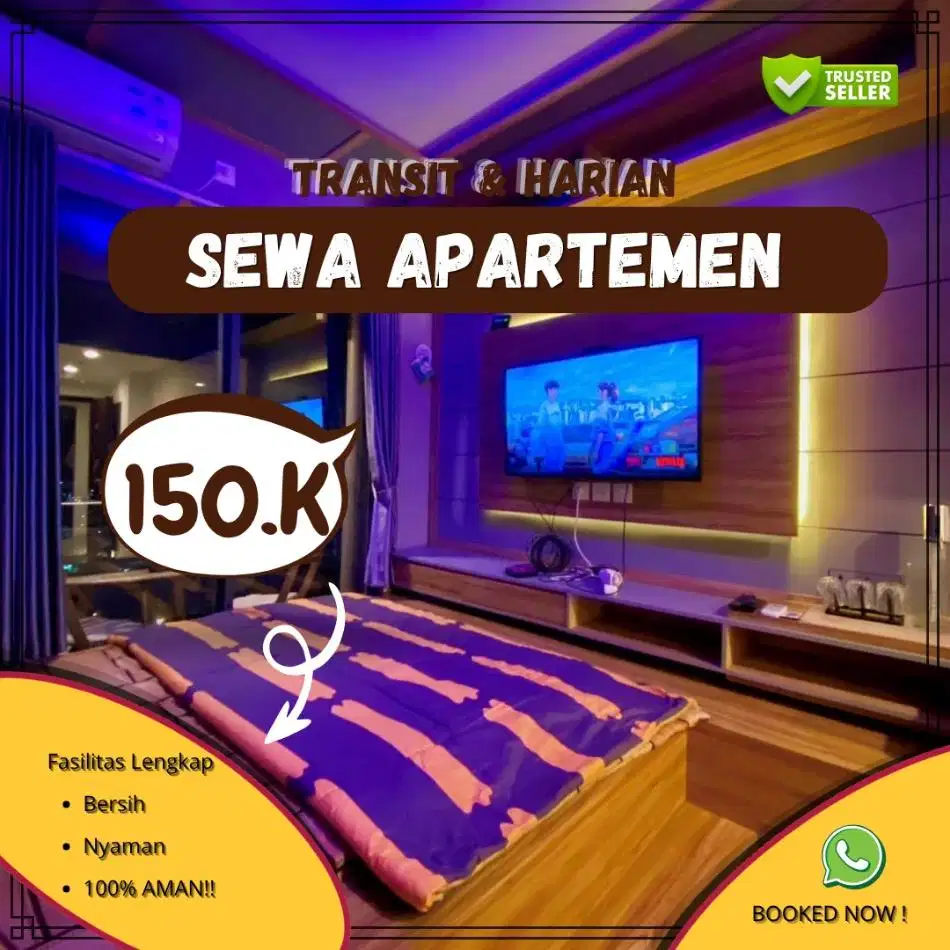 Sewa Apartemen Harian/Transit Jakarta Timur Bassura City Termurah