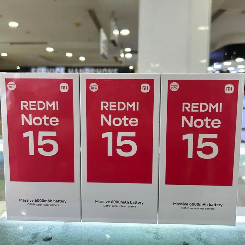 Xiaomi Redmi Note 15 4G 8/128GB 5G 12/512GB Garansi Resmi