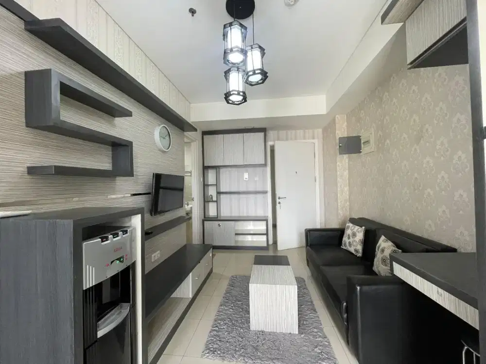 Sewa Apartemen Parahyangan Residence, 2 Bed Room, Furnished, Lantai 17