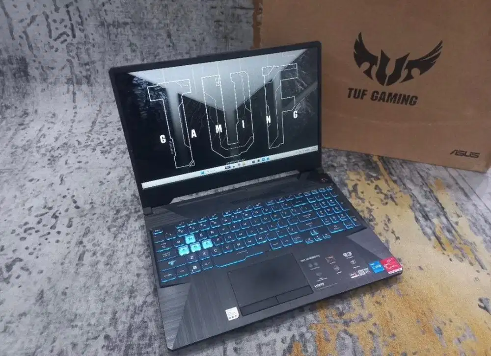 Laptop Asus TUF F15 506 Core i5 11400H Nvidia RTX 3050 mulus like new