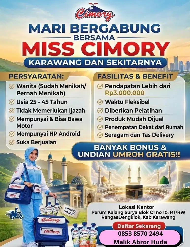 LOWONGAN KERJA UNTUK IBU RUMAH TANGGA