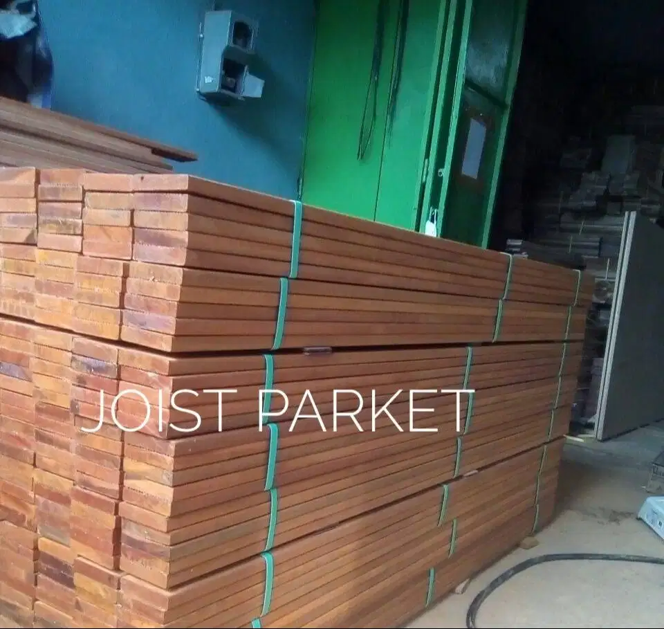 Decking Lantai Kayu Bangkirai Jogja Premium - Anti Cuaca Luar Ruangan