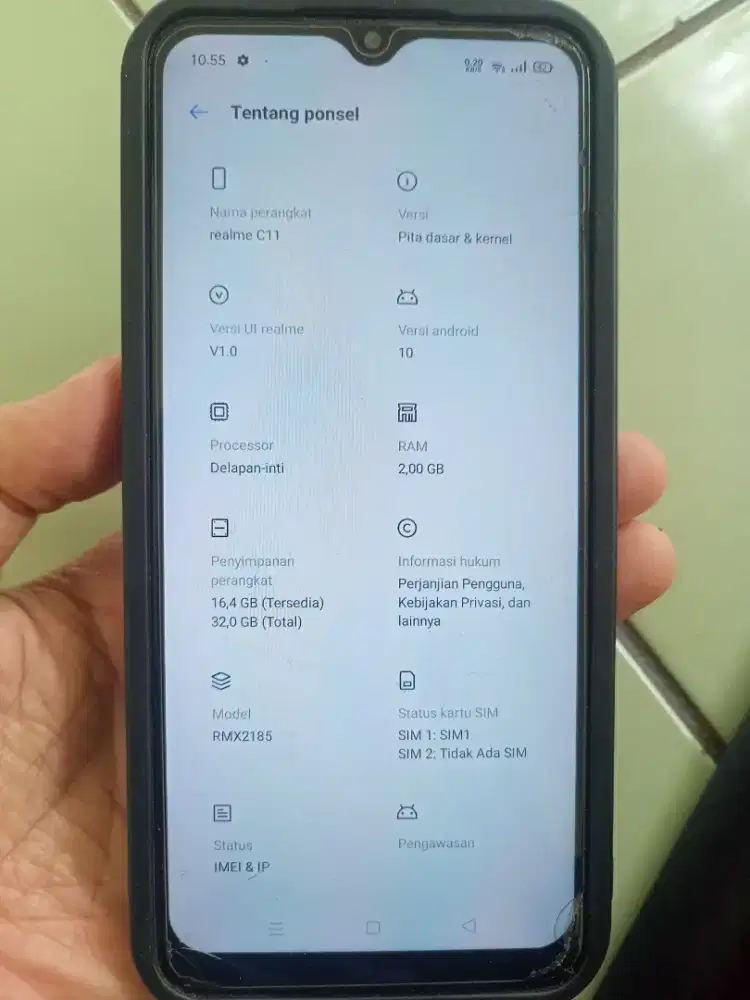 Realme c11 ram 2/32