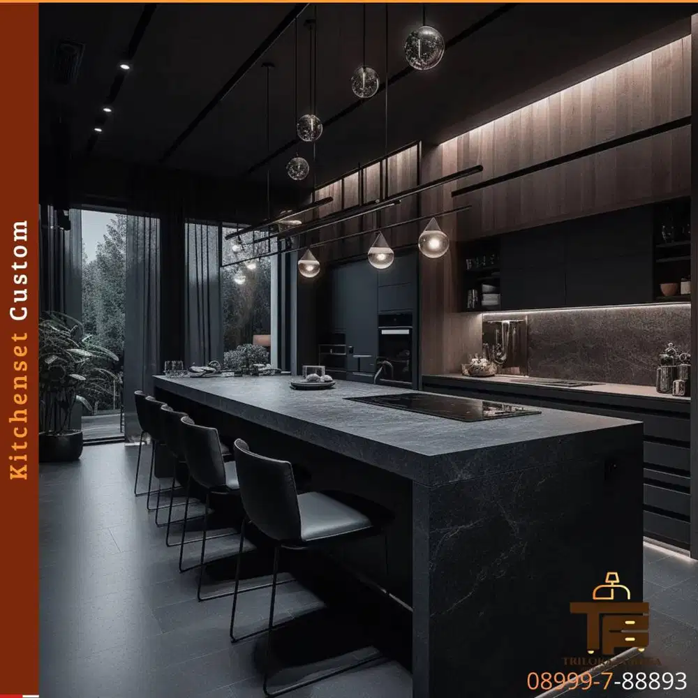 Kitchen Set Custom Premium | Lemari Dapur Minimalis Modern