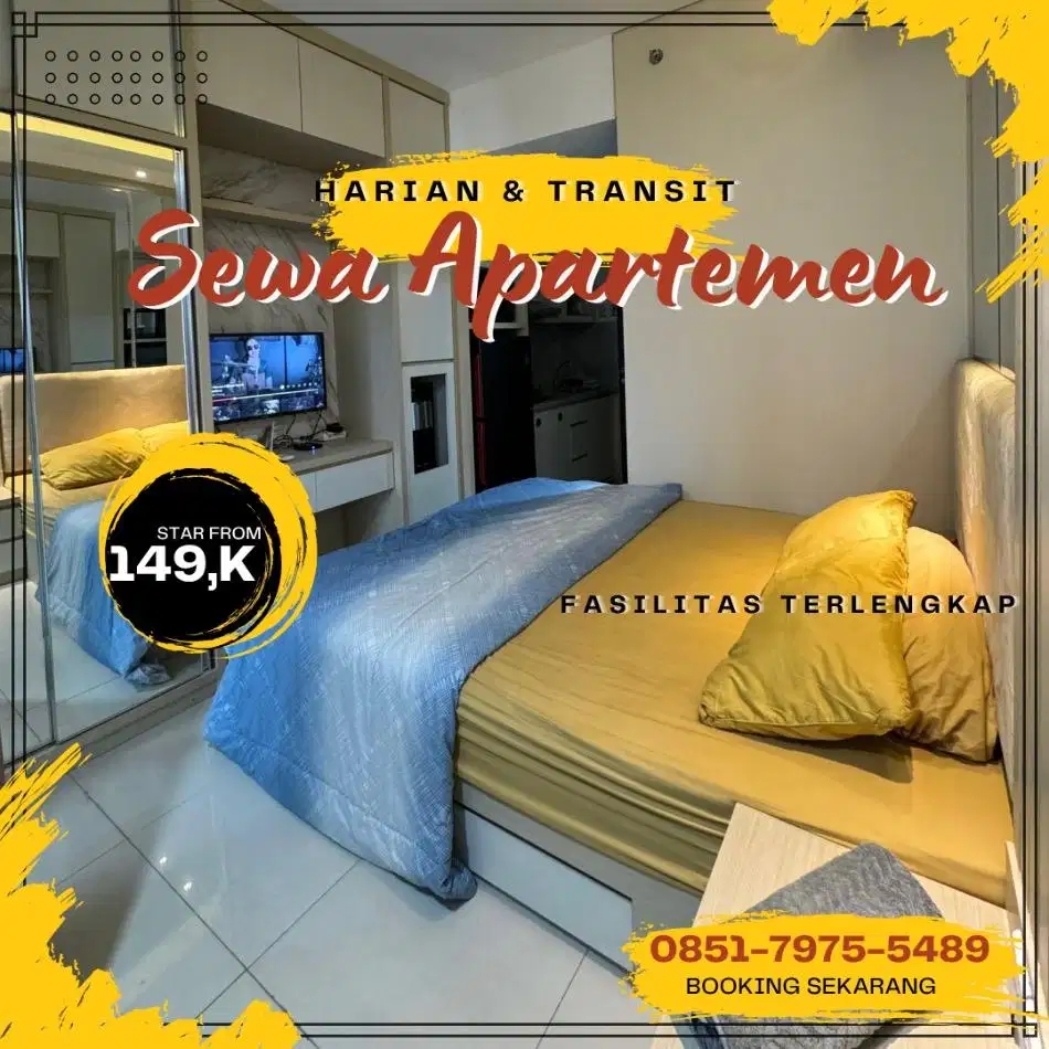 Sewa Apartemen Kalibata City Jakarta Selatan Harian/Transit Termurah