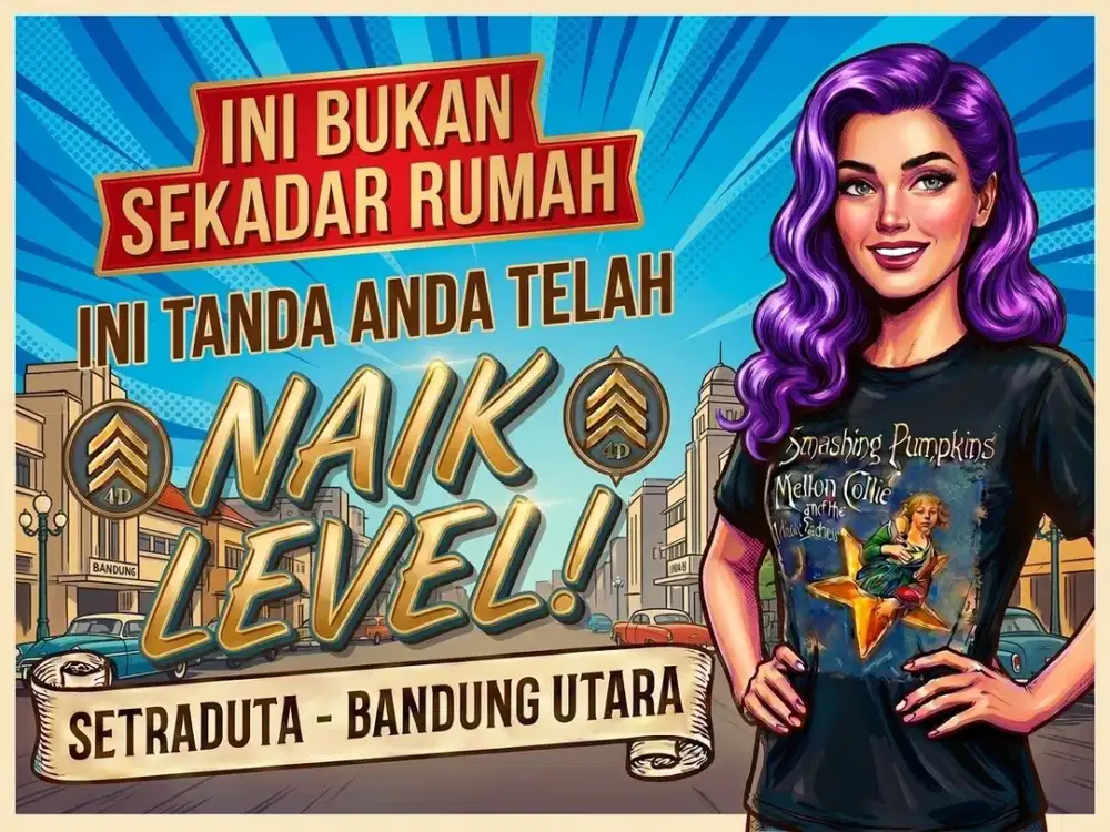 JUAL RUMAH DI SETRADUTA, PASTEUR, SARIJADI, BANDUNG KOTA.